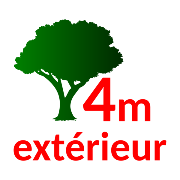 4m linéaire extérieur