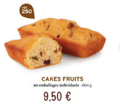 Cakes fruits - code 250