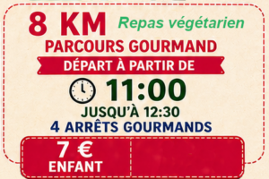 Randonnée gourmande 2026 : 8km - Enfant - Repas végétarien