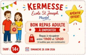 Kermesse - Menu Adulte - a emporter