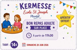 Kermesse - Menu Adulte - sur place