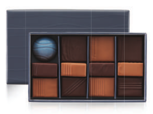 Coffret 12 chocolats (ref 2176)